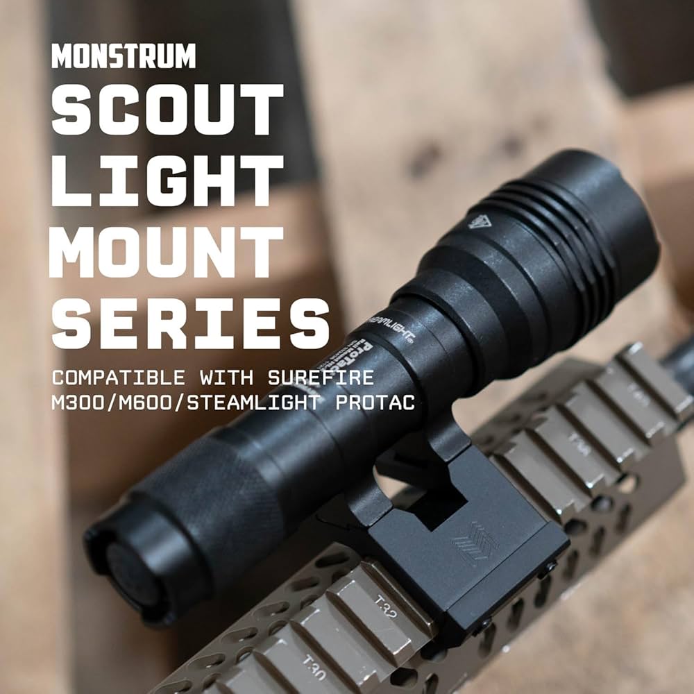 Streamlight ProTac Rail Mount 1 シュアファイア Streamlight ProTac Rail Mount 1 and 2 Mount Compatibility